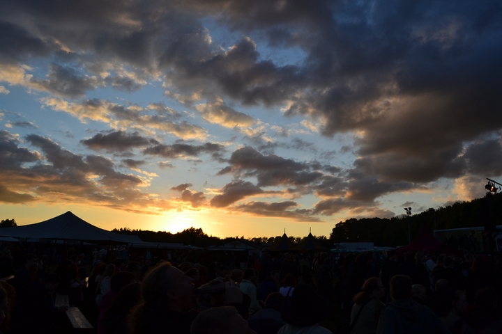 Sonnenuntergang über Bückeburg