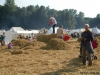 Stroh-Spielplatz